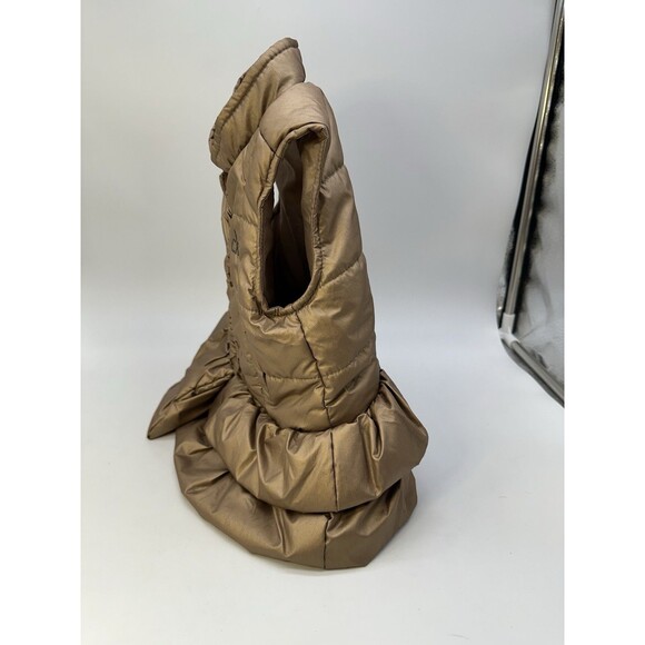 Calvin Klein Puffer Vest 18M Infant Toddler Metallic Gold Bronze Color - Picture 11 of 11